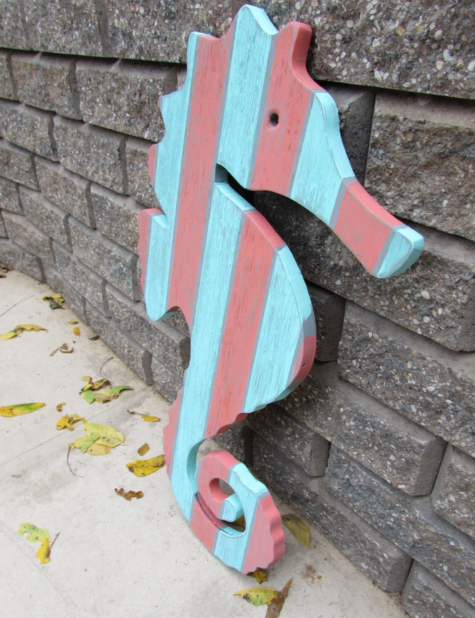 Seahorse Wall Art. Handmade Wooden Seahorse. Seahorse Sign. Etsy