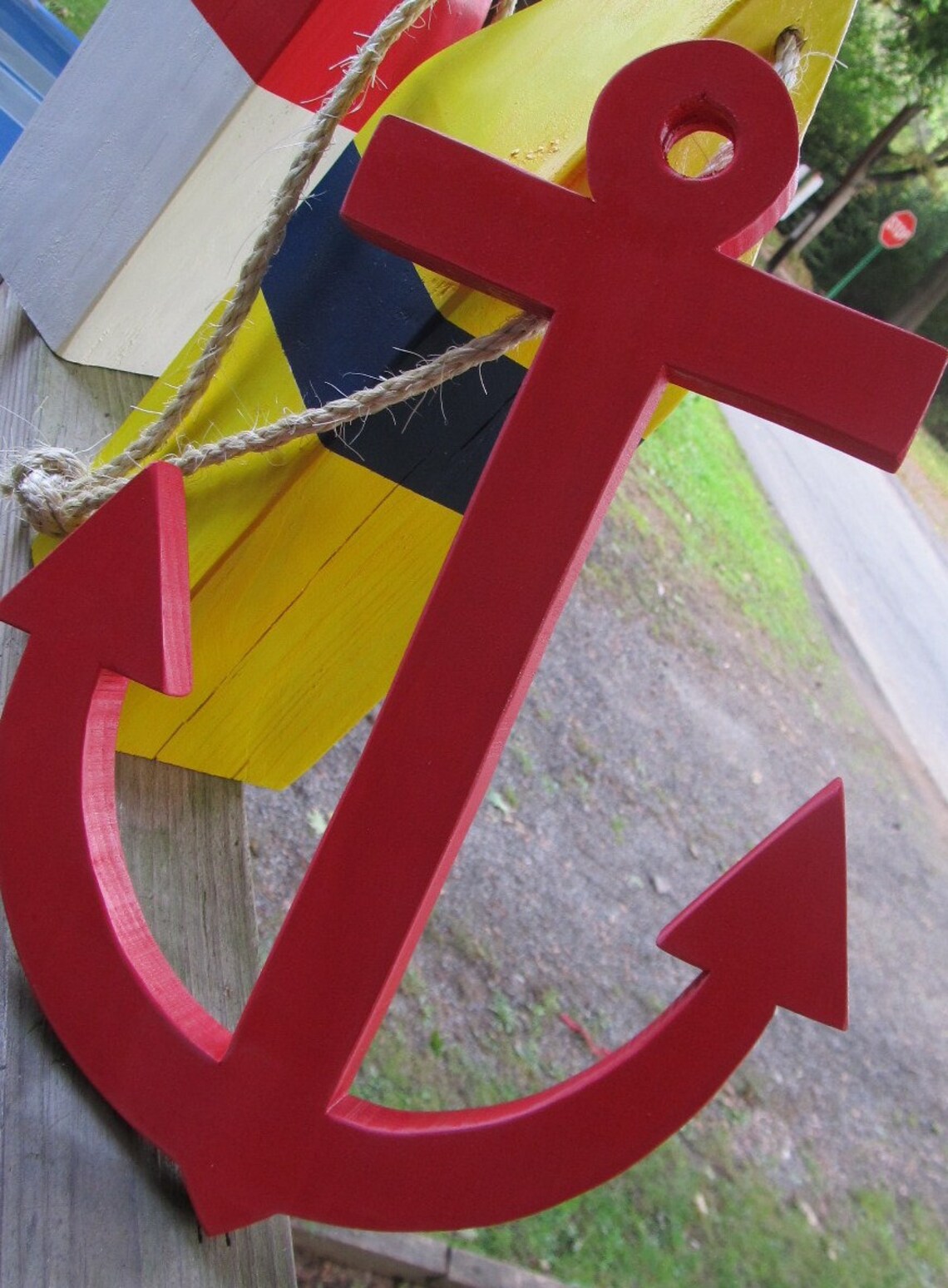 OOAK Reclaimed Wood. Wooden Anchor. Beach Decor. Nautical Etsy