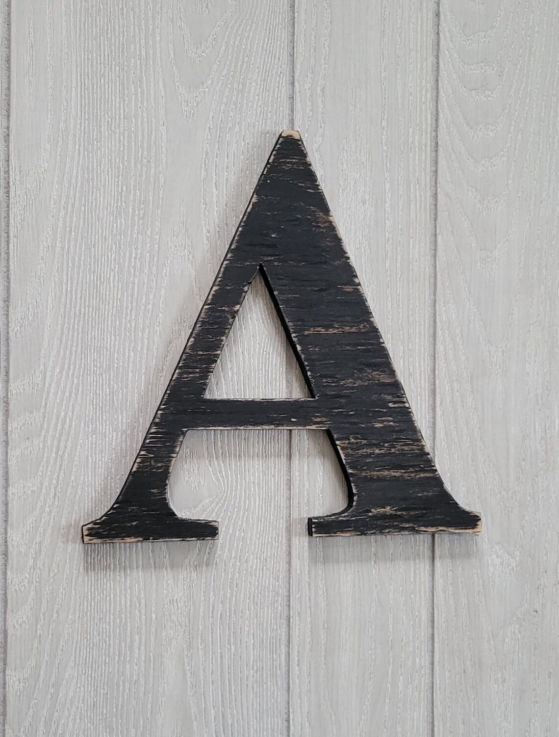 Rustic Letter Wall Art. 10 Wooden Letter Wall Decor. - Etsy