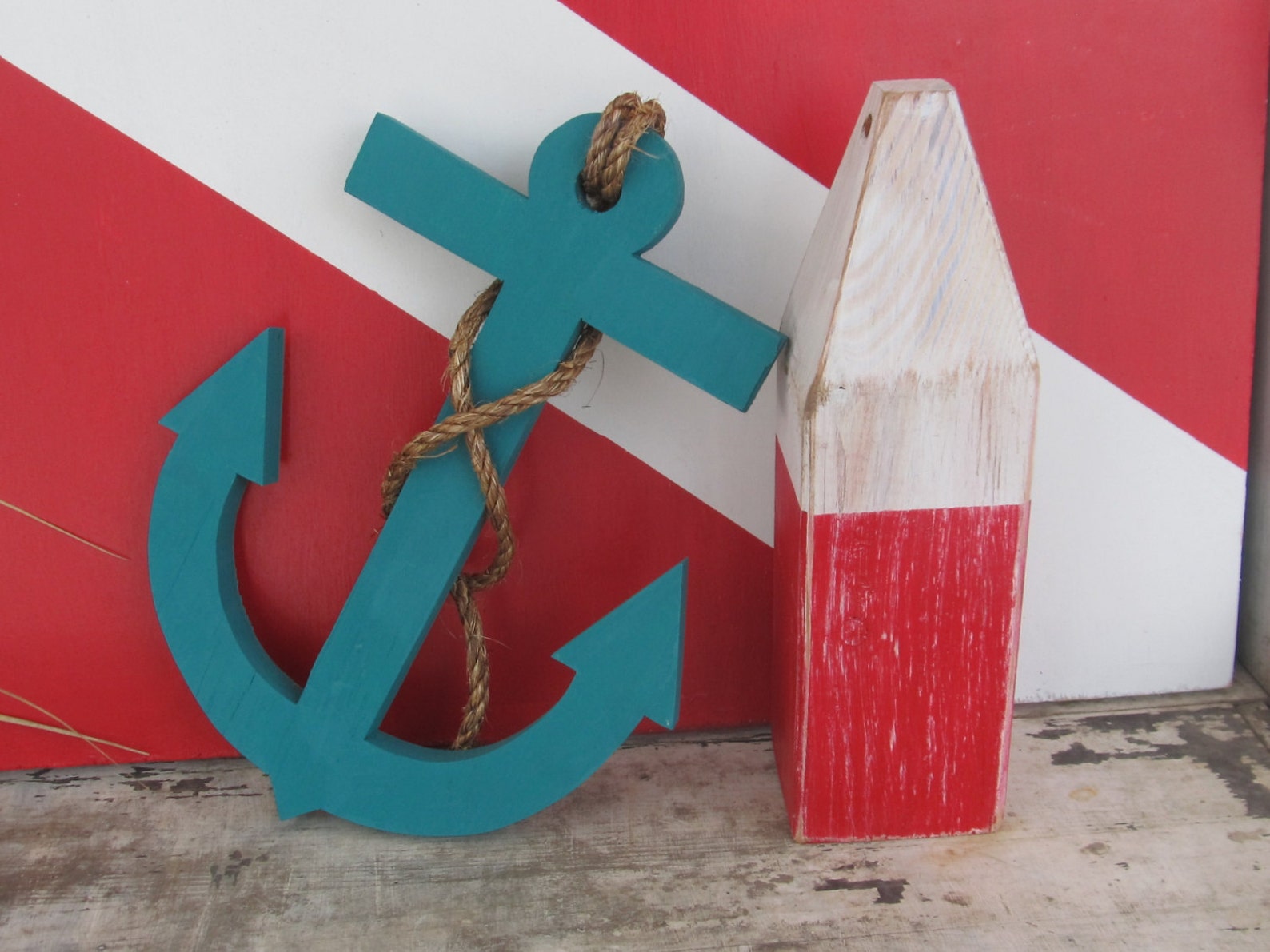OOAK Reclaimed Wooden Anchor. Wood Anchor. Home Decor. Etsy