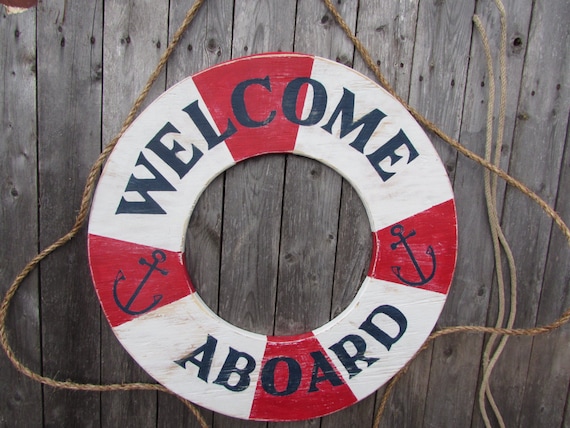 Welcome To The Lake Life Preserver Home Wall Decor Welcome To The Lake Life Preserver Home Wall Decor