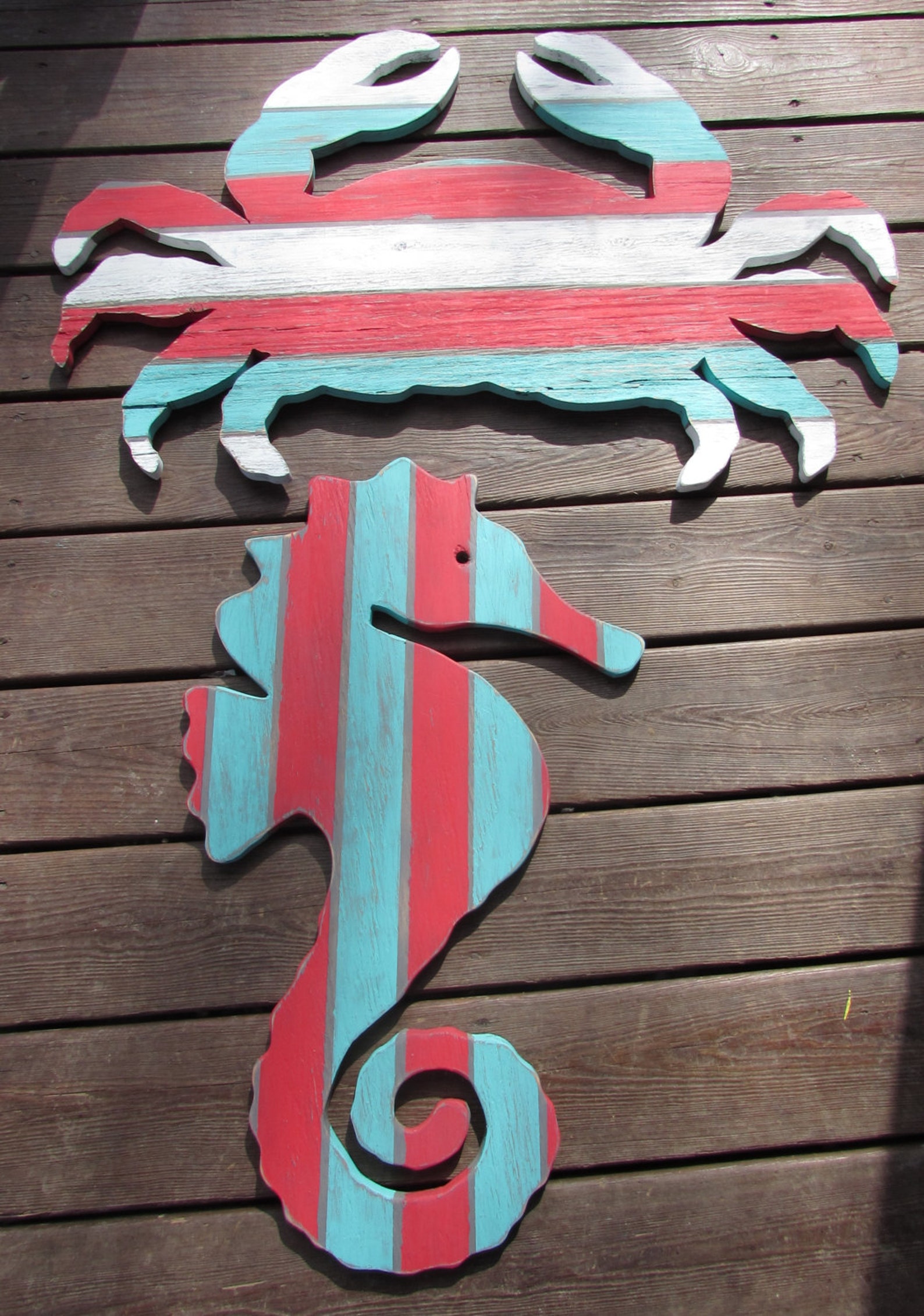 Seahorse Wall Art. Handmade Wooden Seahorse. Seahorse Sign. Etsy