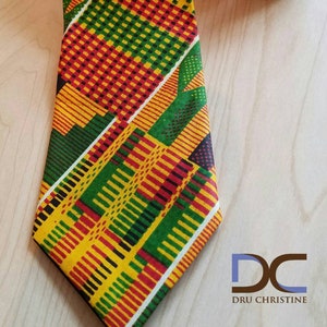 Kente Printed Necktie
