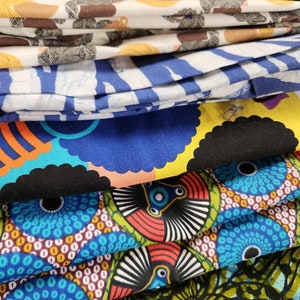 Ankara Fabric Remnants for Small Projects DIY Projects Jewelry Making Home Decor