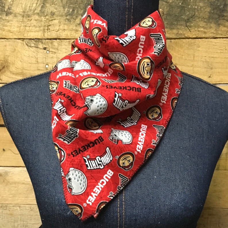 unisex. The Ohio State University Football NCAA OSU printed bandanaface covering