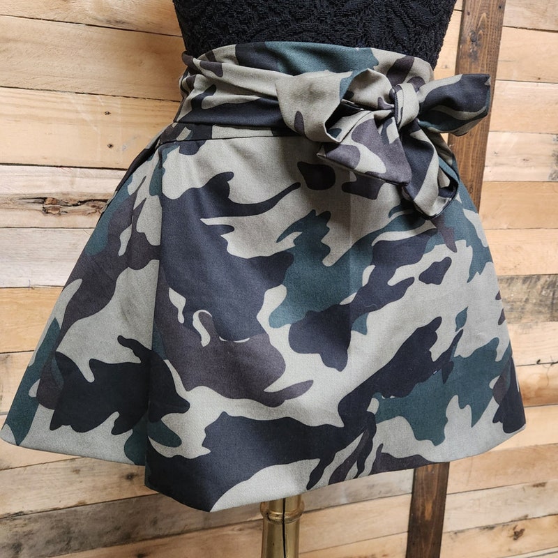 Blue Denim Peplum Belt