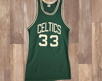Maillot Larry Bird – Boston Celtics – Sand Knit Authentic – Taille 42 – Neuf Sans étiquette