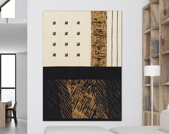 Large Abstract Modern Art Quilt, Wall Hanging, Elegant Minimalism, Mid-Century Modern, 66" H x 47" W