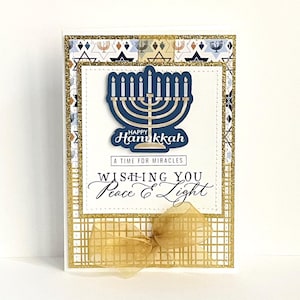 Carte faite main Hanoucca