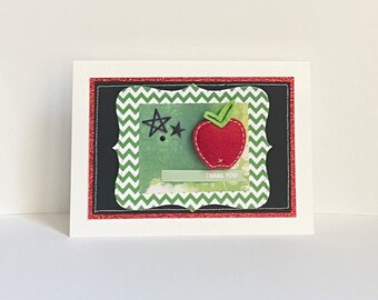 Teacher Thank You Handmade Card