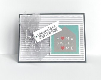 Congrats On Your New Home Handmade Card