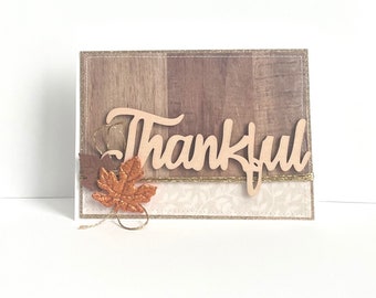 Thankful Handmade Card