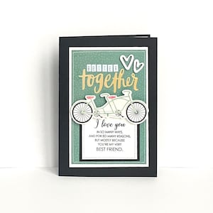 Better Together Love Carte faite à la main