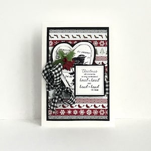Carte de Noël faite main