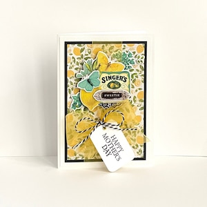 Tarjeta hecha a mano del día de la madre