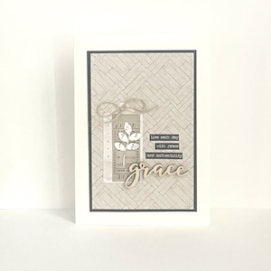 Carte faite à la main grâce