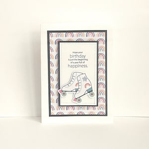 Carte d'anniversaire faite à la main