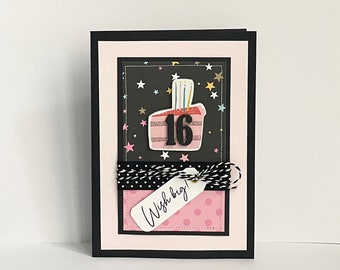 Sweet 16 Handmade Card