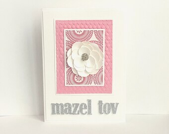 Mazel Tov Handmade Card