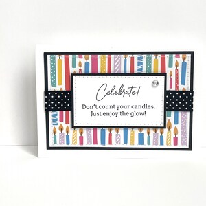 Carte d'anniversaire faite main