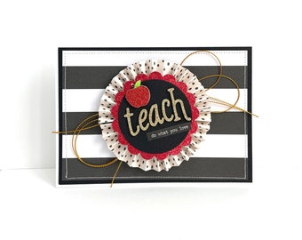 Teacher Handmade Card