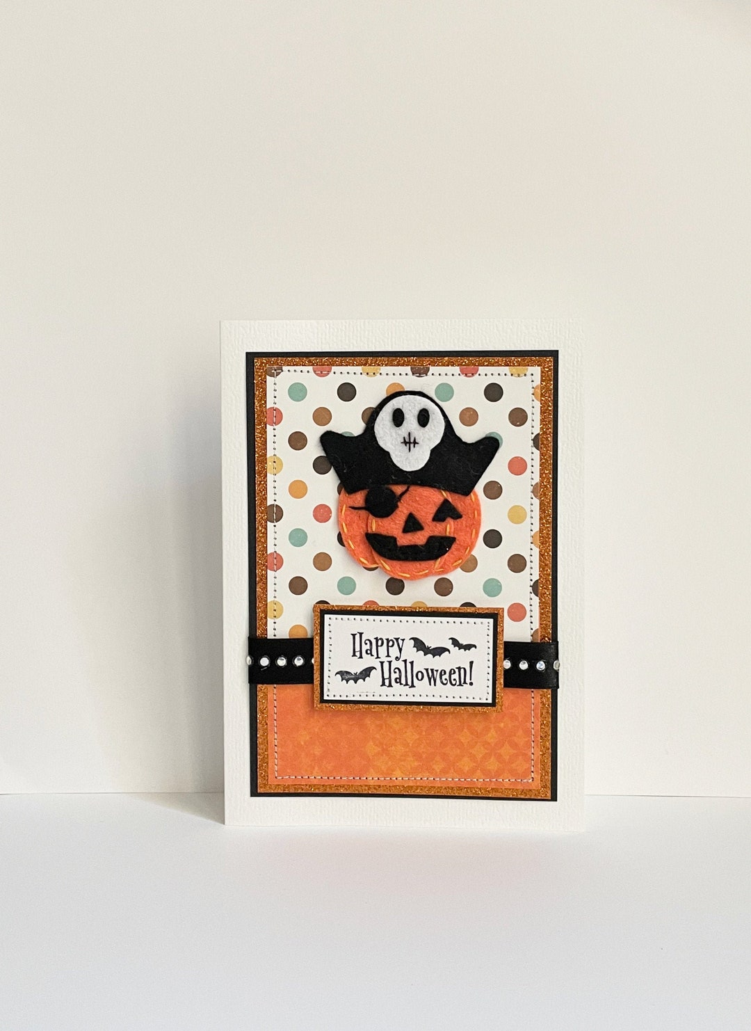Halloween Handmade Card - Etsy