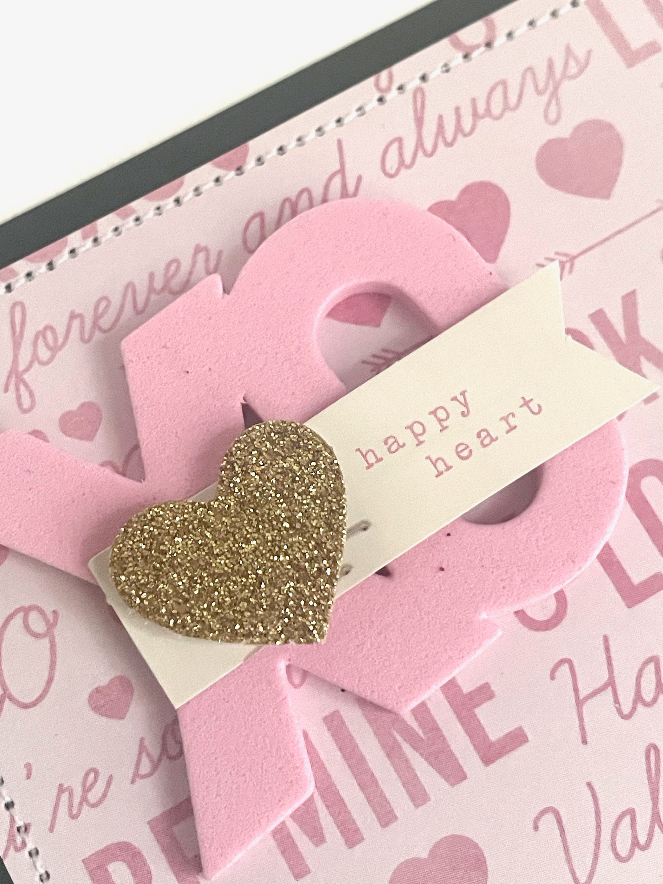 Valentine's Day Handmade Card - Etsy