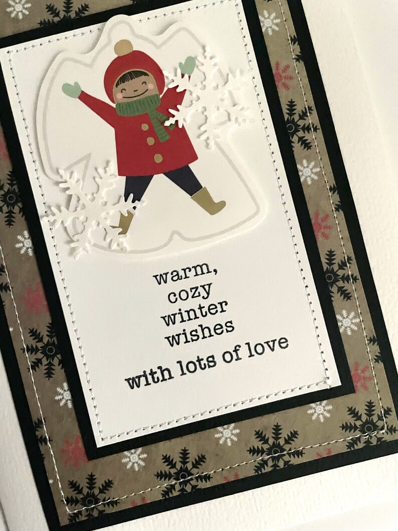 Winter Wishes Handmade Card image 3