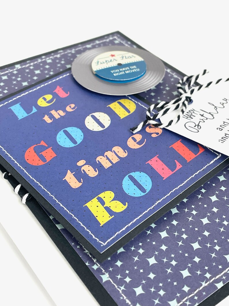 Let The Good Times Roll Handmade Birthday Card image 7