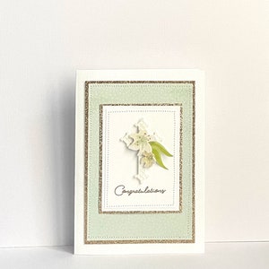 Congratulations Christening Confirmation Religious Handmade Card zdjęcie 10