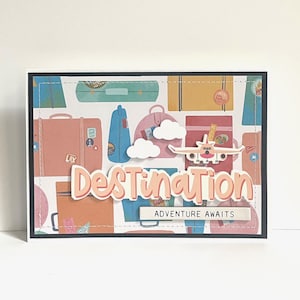 Biglietto di auguri fatto a mano "Buon viaggio"