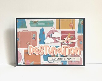 Travel Bon Voyage Handmade Card