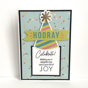 Cartão de aniversário feito à mão