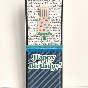 Carte d'anniversaire faite main