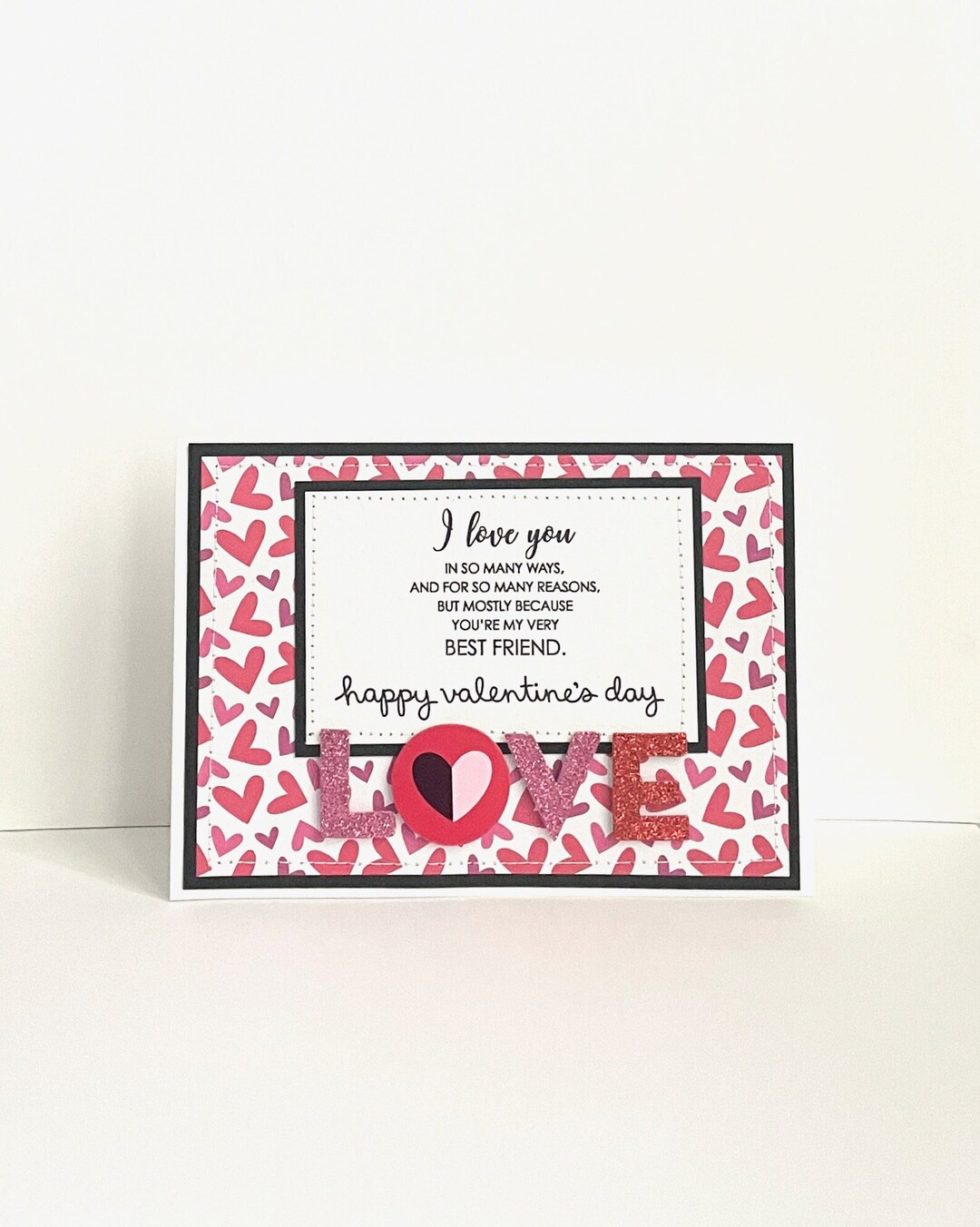 Valentine Handmade Card - Etsy