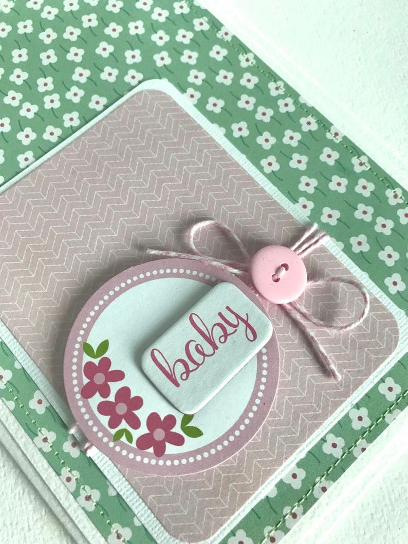 New Baby Girl Handmade Card