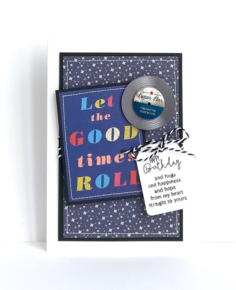 Let The Good Times Roll Handmade Birthday Card image 2