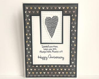 Anniversary Handmade Card