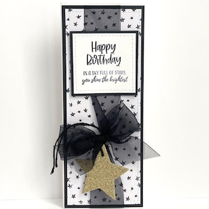 Carte d'anniversaire faite main