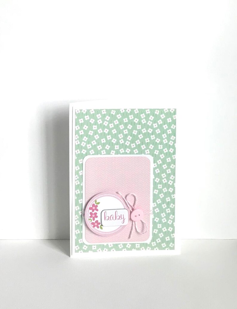 New Baby Girl Handmade Card
