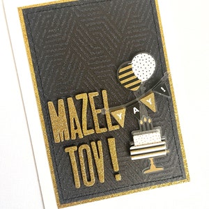 Mazel Tov Bar Mitzvah Handmade Card image 10