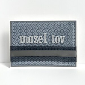 Tarjeta hecha a mano para Bar Mitzvah de Mazel Tov