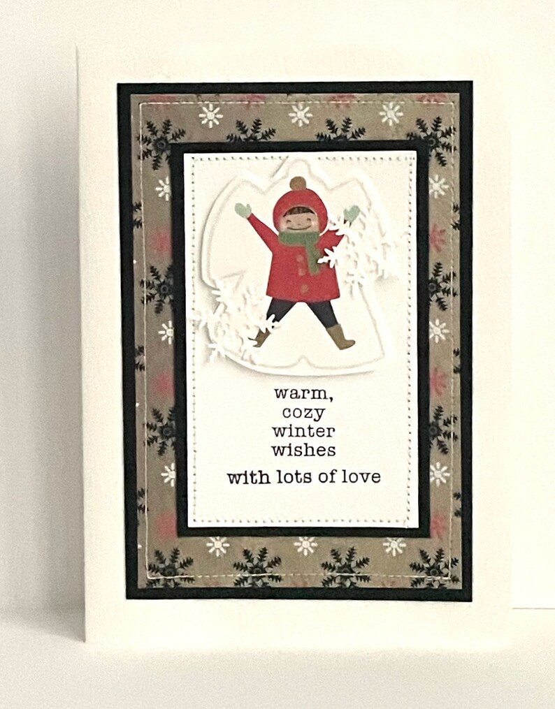 Winter Wishes Handmade Card image 4