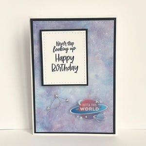 Carte d'anniversaire faite main