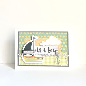 New Baby Boy Handmade Card image 10