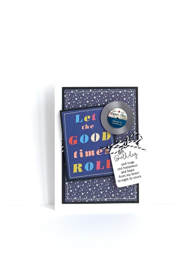 Let The Good Times Roll Handmade Birthday Card image 1