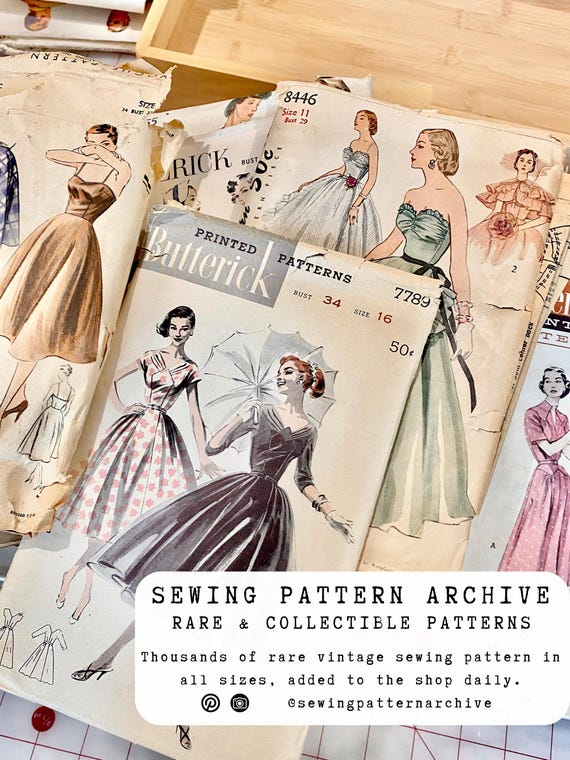 vintage dress patterns for sale Simplicity Misses' 1950's One Piece Dresses and Jacket Sewing Pattern Kit, Design Code S9819, Sizes 8-10-12-14-16 : Arts, Crafts & Sewing Simplicity Dress Evening Collectible Women's