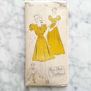 1940s gold dress Let's Start the New Year Right!" - A 1940s Evening Gown