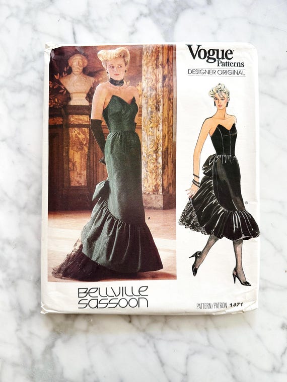 vogue mermaid dress pattern Mermaid Prom Dress with Detachable Overskirt,Long Sleeves Prom Dress,Vogue Prom Dress,PD00432, US18W / Burgundy