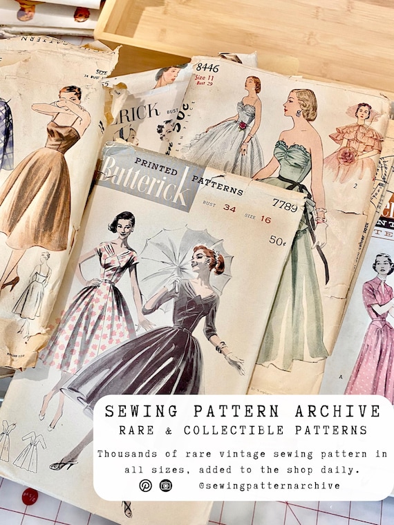butterick vintage dress patterns 1960s QUICK n EASY Bateau Neckline Pattern 2873 Flattering A Line Dress Bust34 Sewing Pattern FF Butterick B6843 Pattern Retro Shirtdress